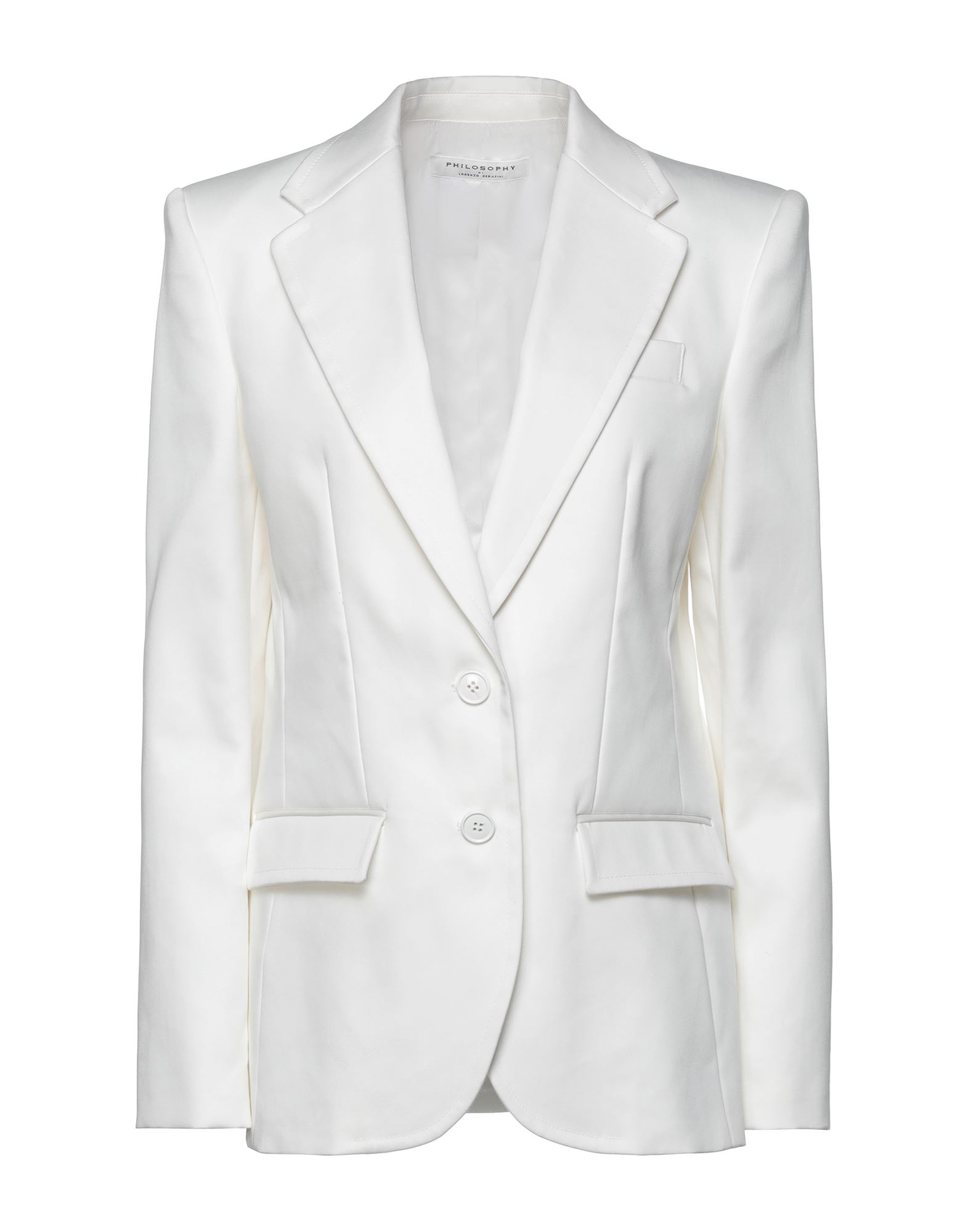 PHILOSOPHY di LORENZO SERAFINI Blazer Damen Weiß PHILOSOPHY di LORENZO SERAFINI Blazer Damen Weiß von PHILOSOPHY di LORENZO SERAFINI