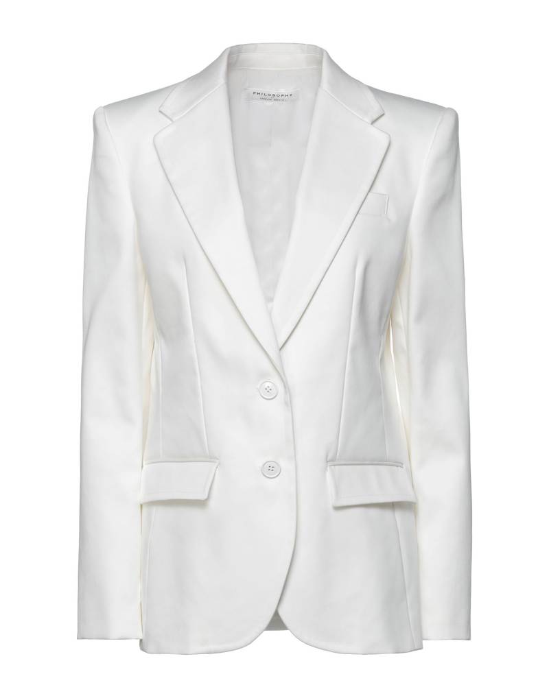 PHILOSOPHY di LORENZO SERAFINI Blazer Damen Weiß von PHILOSOPHY di LORENZO SERAFINI