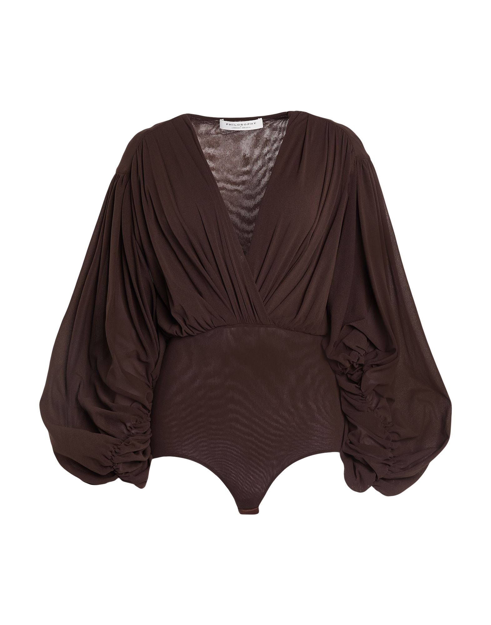 PHILOSOPHY di LORENZO SERAFINI Bodysuit Damen Dunkelbraun von PHILOSOPHY di LORENZO SERAFINI