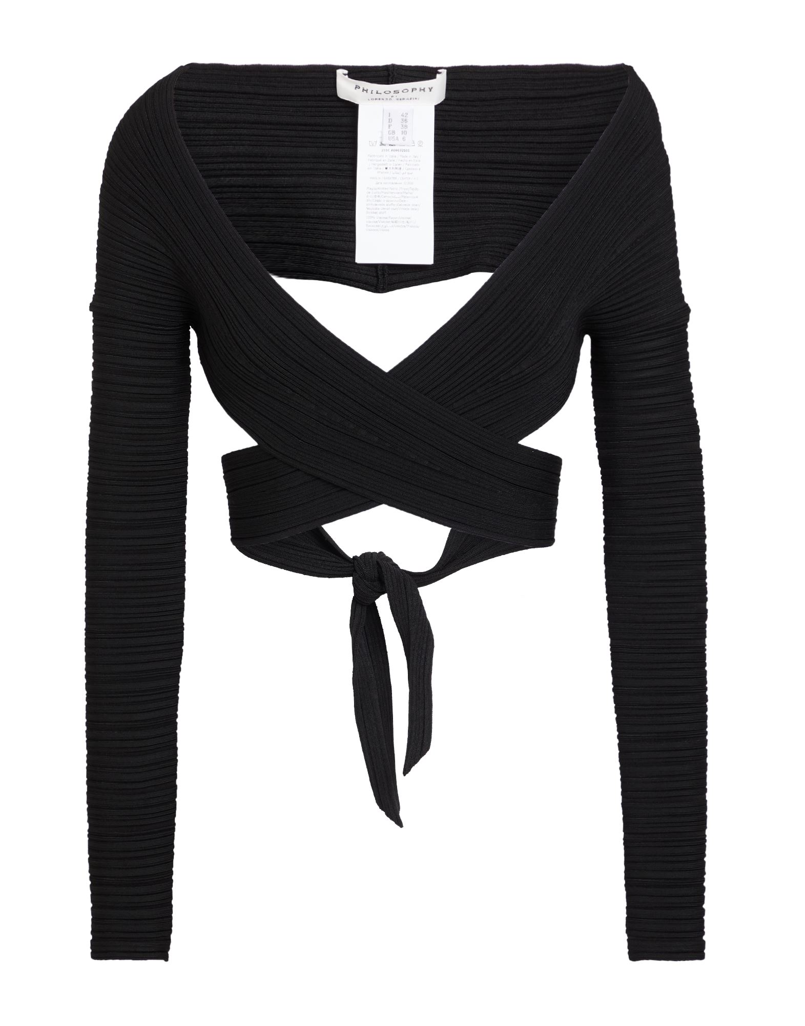 PHILOSOPHY di LORENZO SERAFINI Bolero Damen Schwarz PHILOSOPHY di LORENZO SERAFINI Bolero Damen Schwarz von PHILOSOPHY di LORENZO SERAFINI