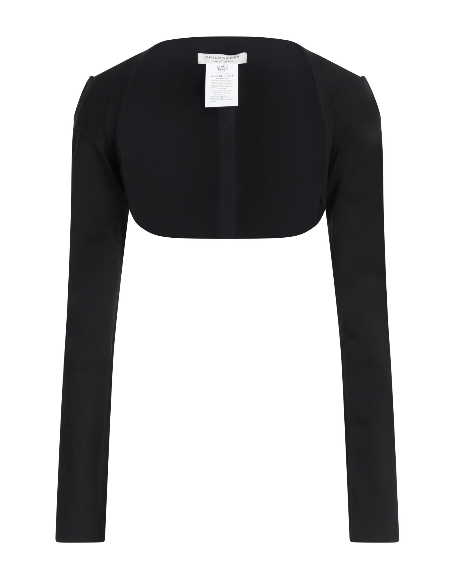 PHILOSOPHY di LORENZO SERAFINI Bolero Damen Schwarz von PHILOSOPHY di LORENZO SERAFINI