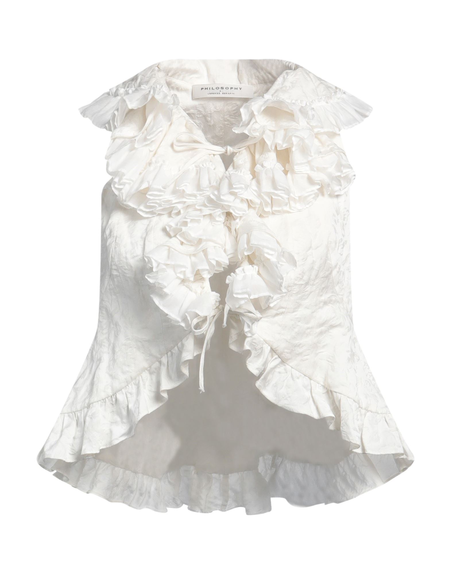 PHILOSOPHY di LORENZO SERAFINI Couture-weste Damen Off white PHILOSOPHY di LORENZO SERAFINI Couture-weste Damen Off white von PHILOSOPHY di LORENZO SERAFINI