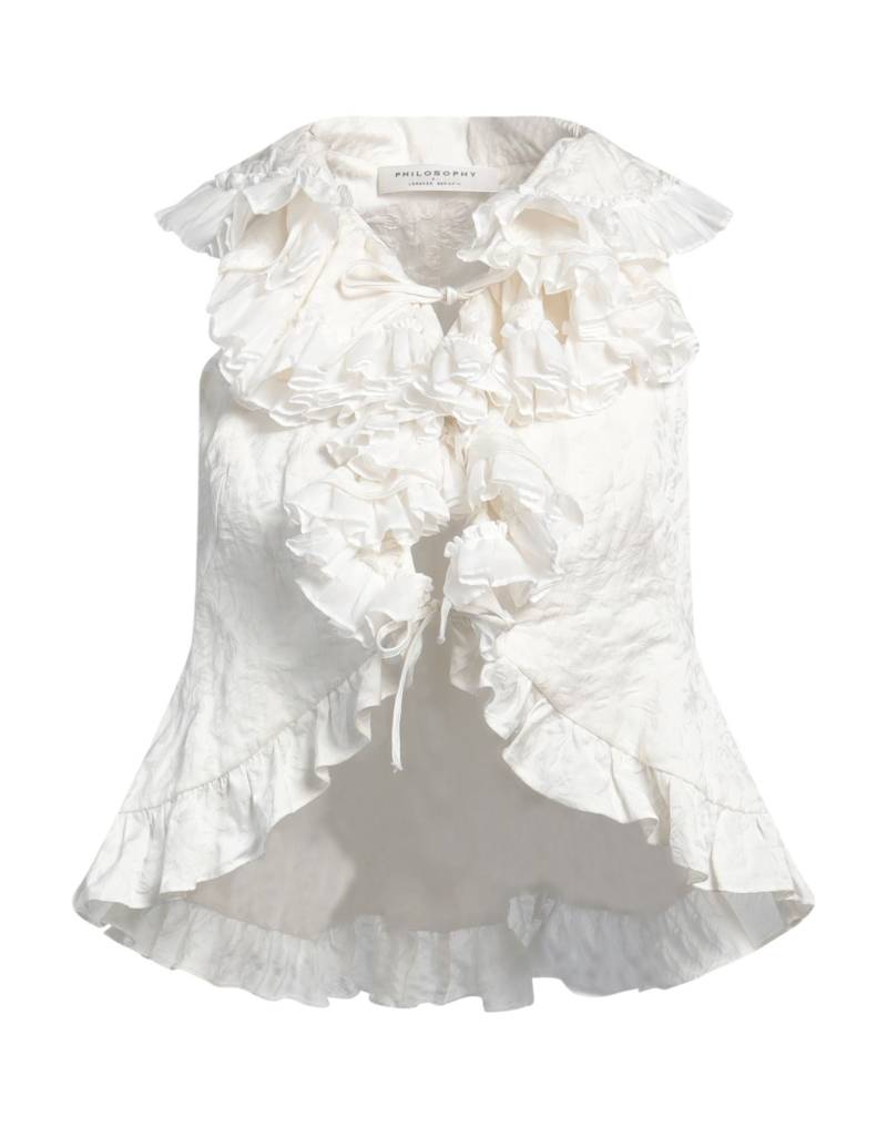 PHILOSOPHY di LORENZO SERAFINI Couture-weste Damen Off white von PHILOSOPHY di LORENZO SERAFINI