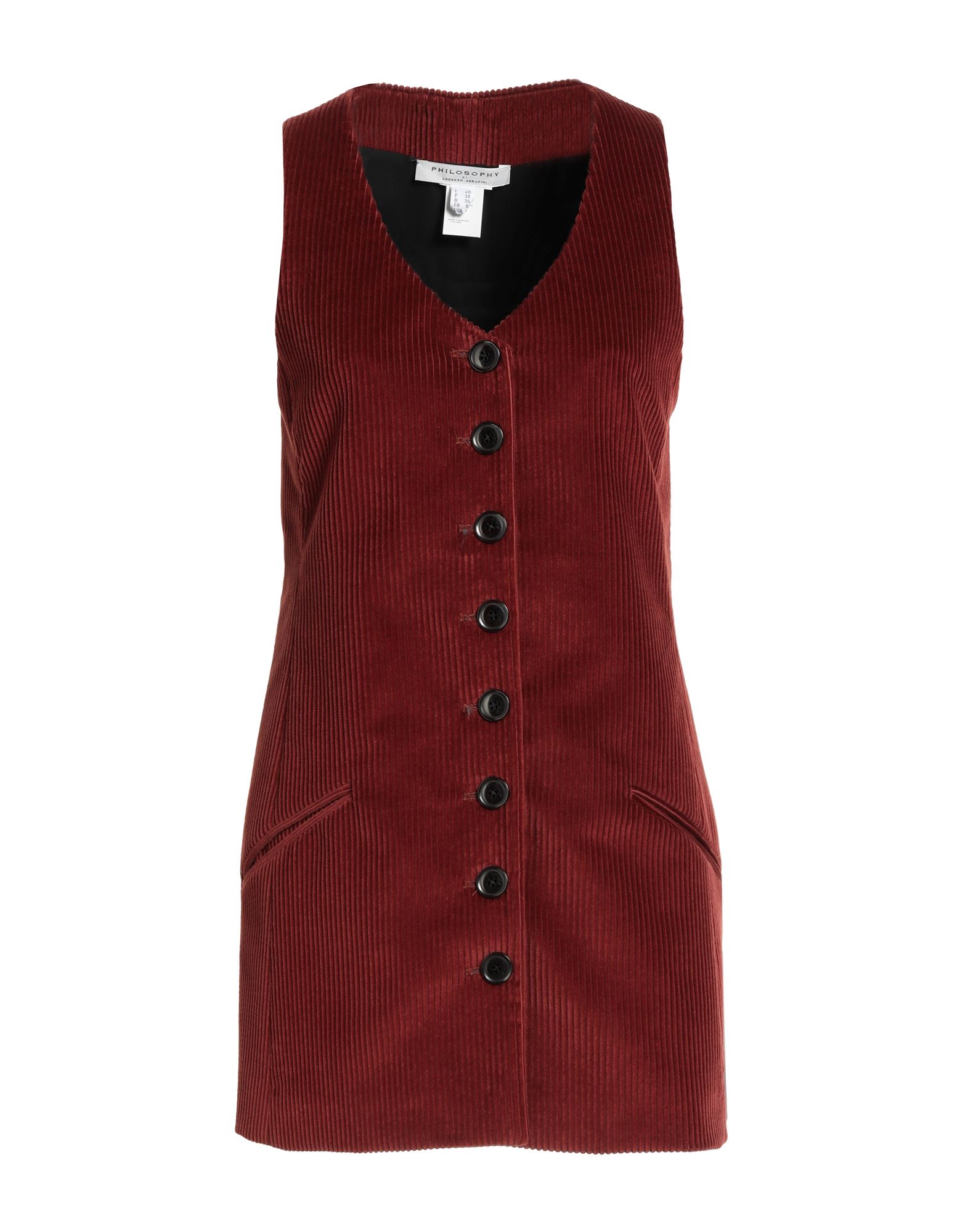 PHILOSOPHY di LORENZO SERAFINI Couture-weste Damen Rostrot PHILOSOPHY di LORENZO SERAFINI Couture-weste Damen Rostrot von PHILOSOPHY di LORENZO SERAFINI