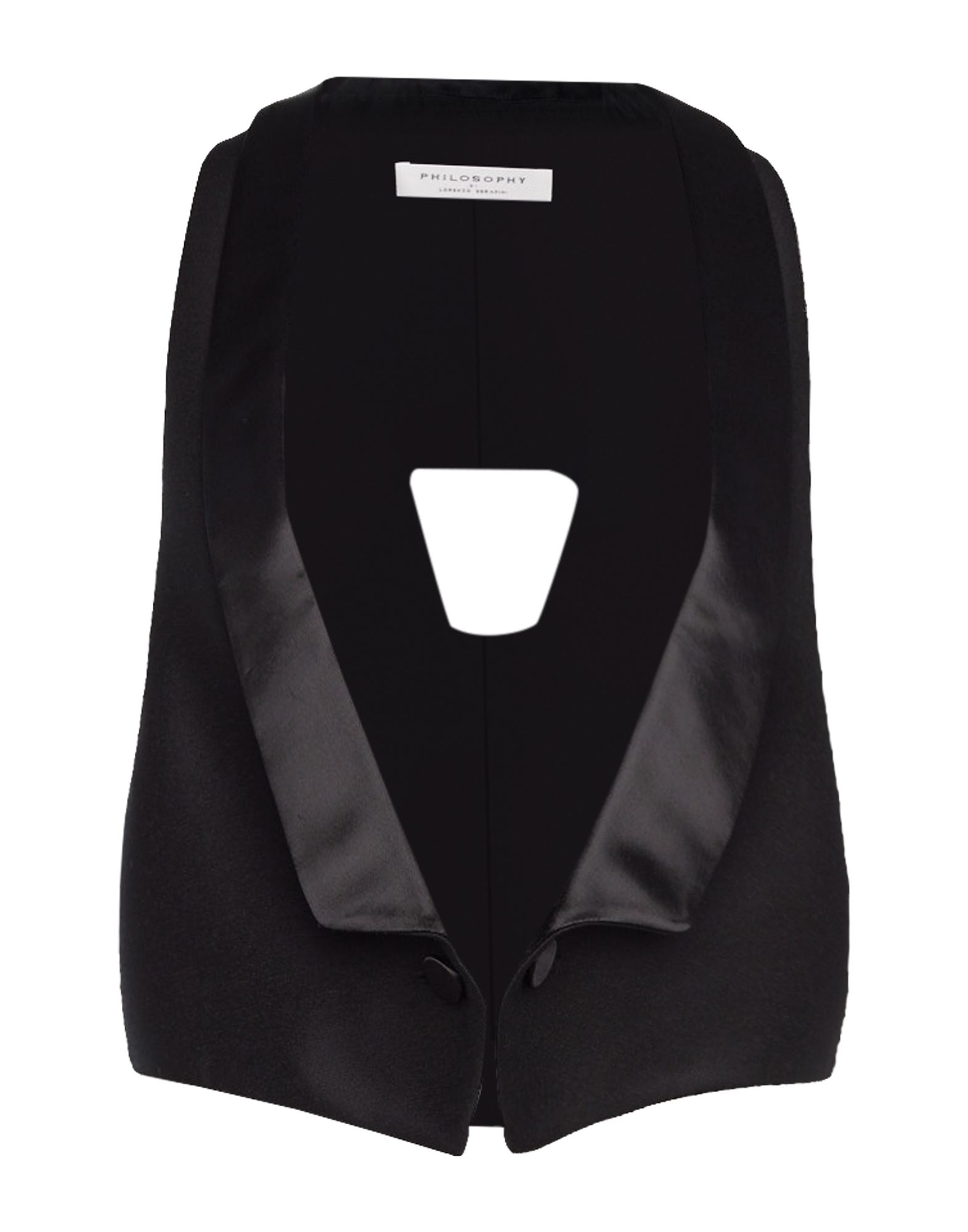 PHILOSOPHY di LORENZO SERAFINI Couture-weste Damen Schwarz PHILOSOPHY di LORENZO SERAFINI Couture-weste Damen Schwarz von PHILOSOPHY di LORENZO SERAFINI