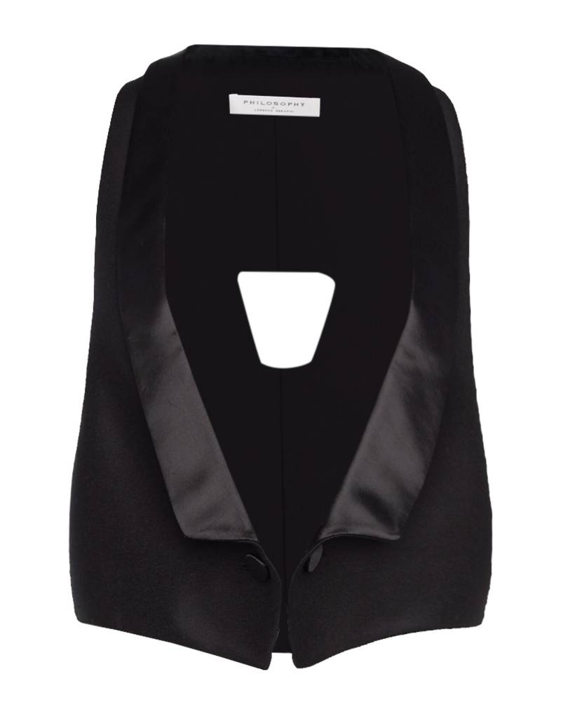 PHILOSOPHY di LORENZO SERAFINI Couture-weste Damen Schwarz PHILOSOPHY di LORENZO SERAFINI Couture-weste Damen Schwarz von PHILOSOPHY di LORENZO SERAFINI