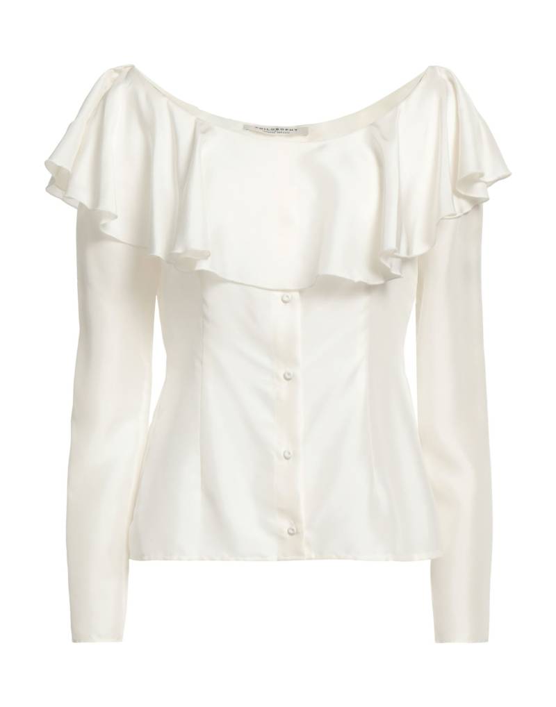 PHILOSOPHY di LORENZO SERAFINI Hemd Damen Elfenbein von PHILOSOPHY di LORENZO SERAFINI