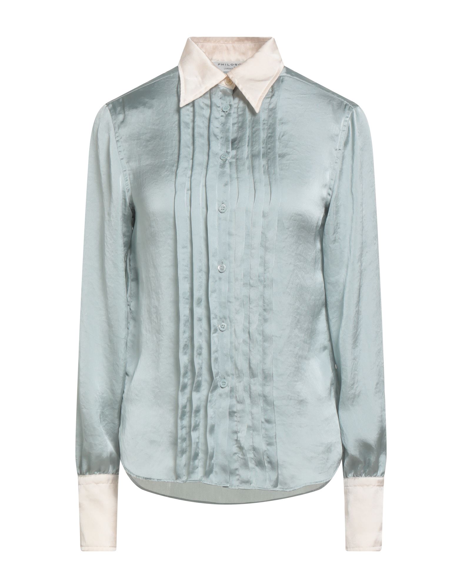 PHILOSOPHY di LORENZO SERAFINI Hemd Damen Hellblau PHILOSOPHY di LORENZO SERAFINI Hemd Damen Hellblau von PHILOSOPHY di LORENZO SERAFINI