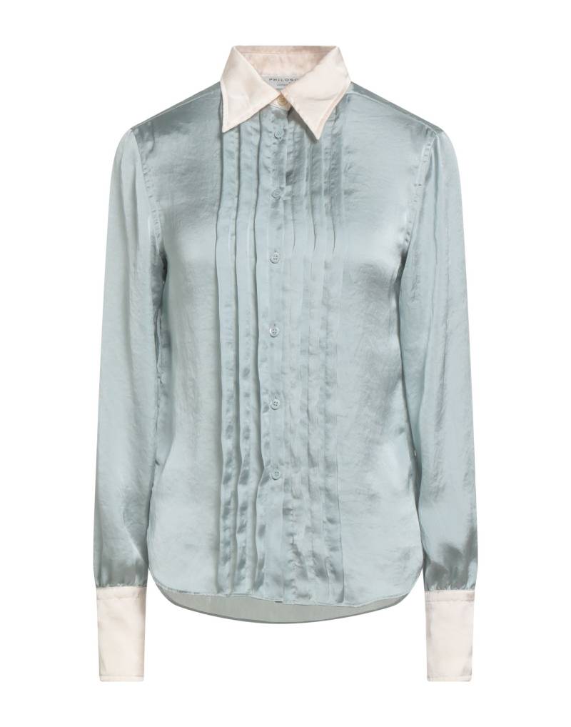 PHILOSOPHY di LORENZO SERAFINI Hemd Damen Hellblau von PHILOSOPHY di LORENZO SERAFINI