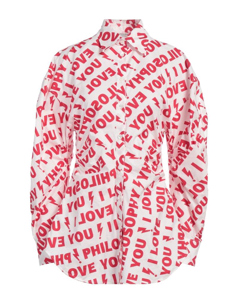 PHILOSOPHY di LORENZO SERAFINI Hemd Damen Rot von PHILOSOPHY di LORENZO SERAFINI