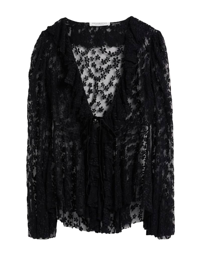 PHILOSOPHY di LORENZO SERAFINI Hemd Damen Schwarz von PHILOSOPHY di LORENZO SERAFINI