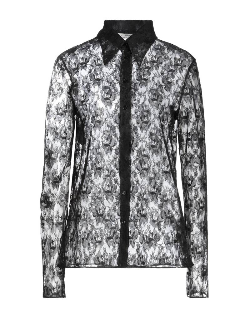 PHILOSOPHY di LORENZO SERAFINI Hemd Damen Schwarz von PHILOSOPHY di LORENZO SERAFINI
