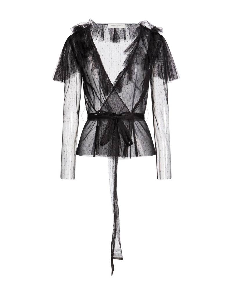 PHILOSOPHY di LORENZO SERAFINI Hemd Damen Schwarz von PHILOSOPHY di LORENZO SERAFINI