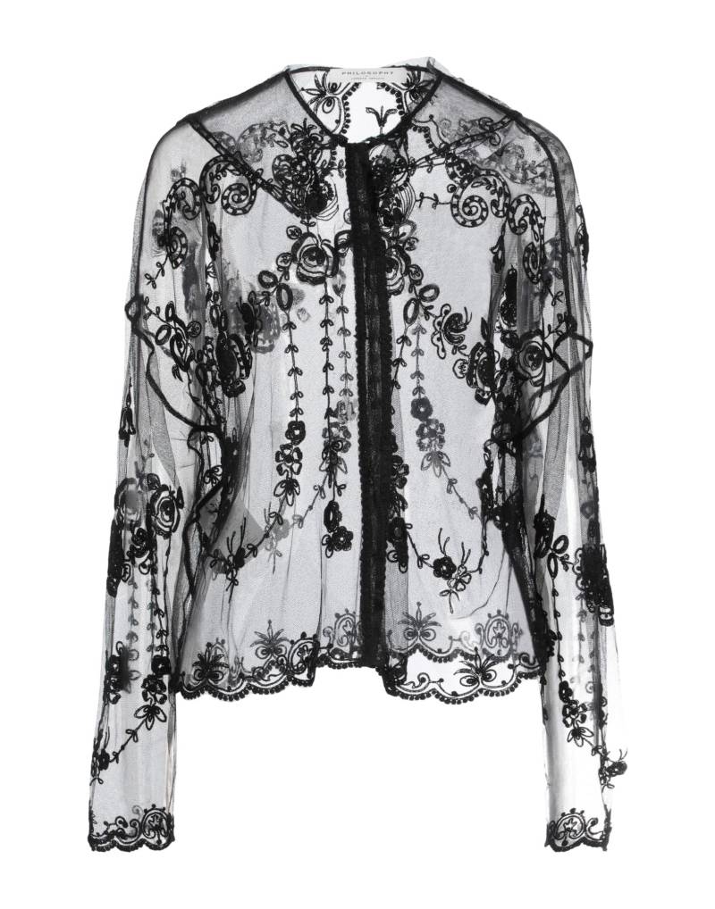 PHILOSOPHY di LORENZO SERAFINI Hemd Damen Schwarz von PHILOSOPHY di LORENZO SERAFINI