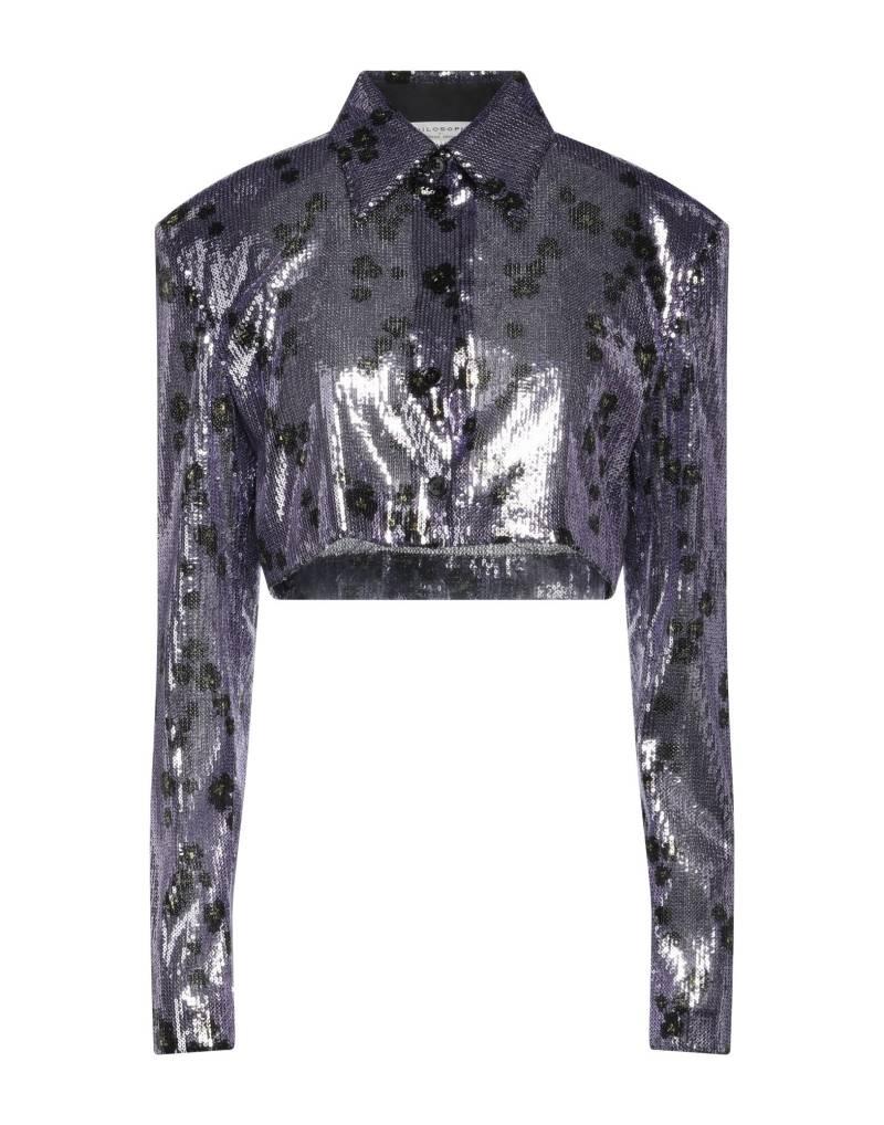 PHILOSOPHY di LORENZO SERAFINI Hemd Damen Violett von PHILOSOPHY di LORENZO SERAFINI