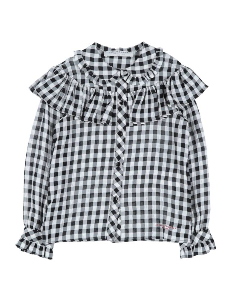 PHILOSOPHY di LORENZO SERAFINI Hemd Kinder Schwarz von PHILOSOPHY di LORENZO SERAFINI