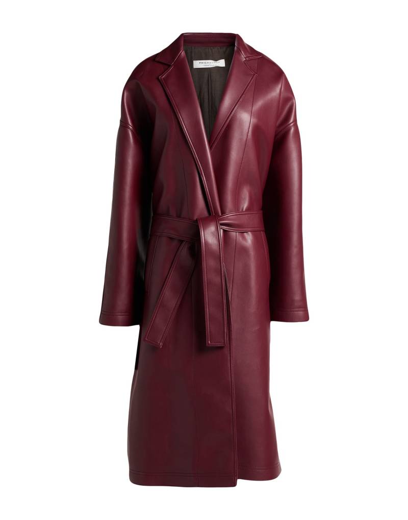 PHILOSOPHY di LORENZO SERAFINI Jacke, Mantel & Trenchcoat Damen Purpur von PHILOSOPHY di LORENZO SERAFINI