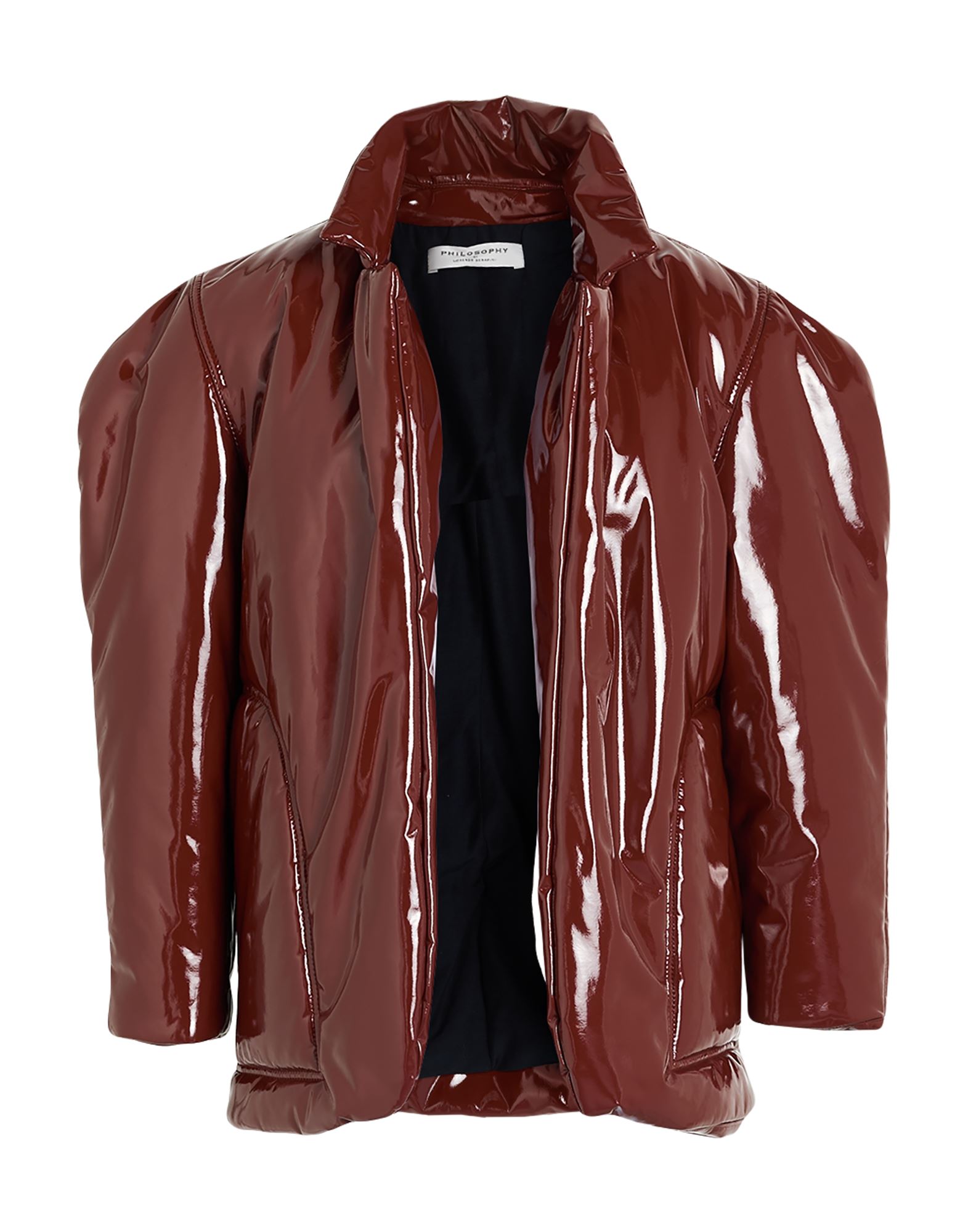 PHILOSOPHY di LORENZO SERAFINI Jacke & Anorak Damen Braun von PHILOSOPHY di LORENZO SERAFINI