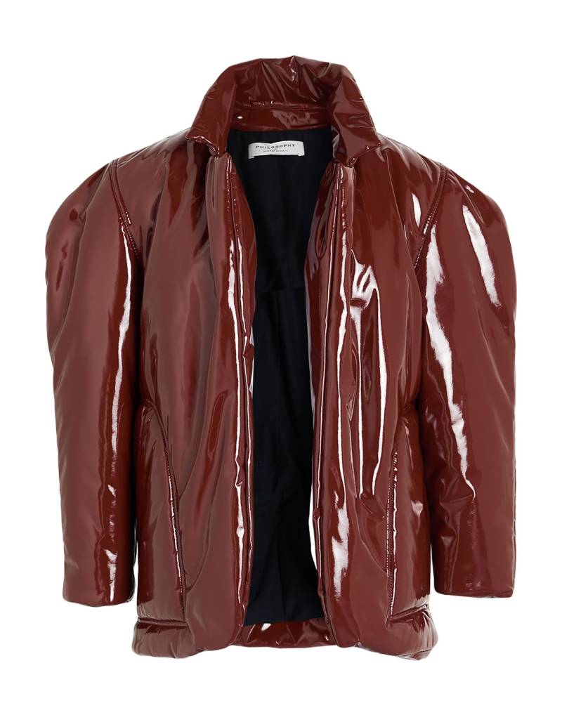 PHILOSOPHY di LORENZO SERAFINI Jacke & Anorak Damen Braun von PHILOSOPHY di LORENZO SERAFINI