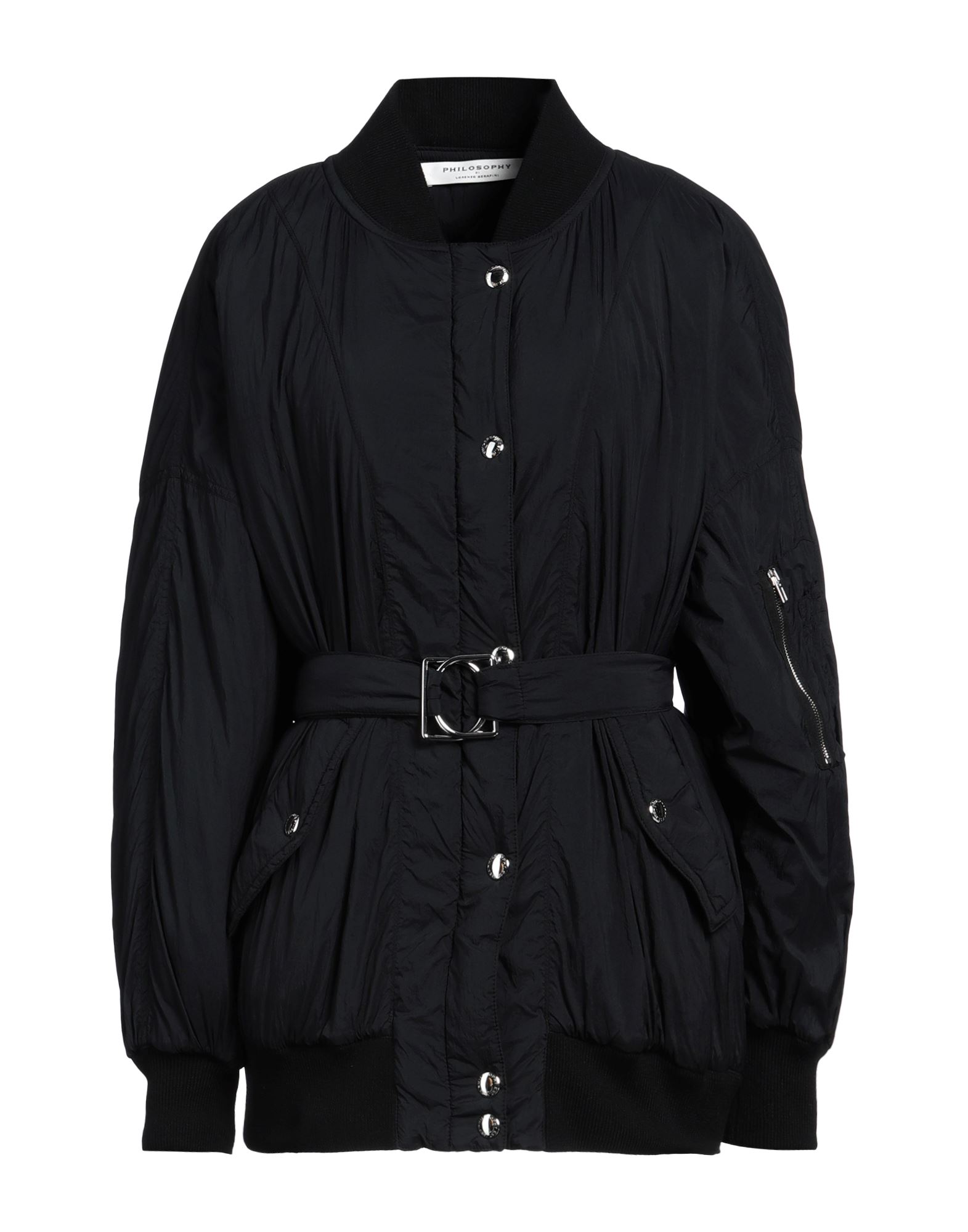 PHILOSOPHY di LORENZO SERAFINI Jacke & Anorak Damen Schwarz PHILOSOPHY di LORENZO SERAFINI Jacke & Anorak Damen Schwarz von PHILOSOPHY di LORENZO SERAFINI