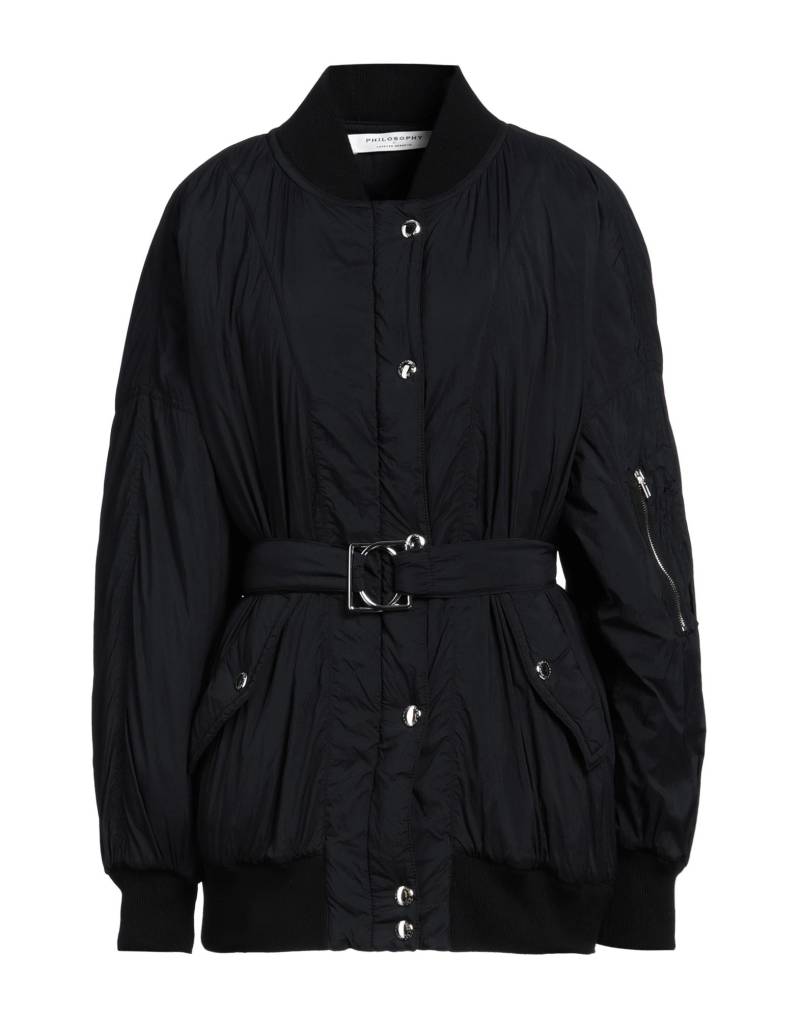 PHILOSOPHY di LORENZO SERAFINI Jacke & Anorak Damen Schwarz von PHILOSOPHY di LORENZO SERAFINI