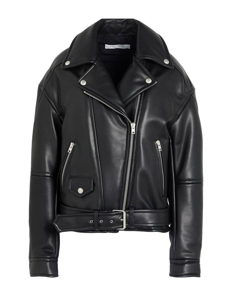 PHILOSOPHY di LORENZO SERAFINI Jacke & Anorak Damen Schwarz von PHILOSOPHY di LORENZO SERAFINI