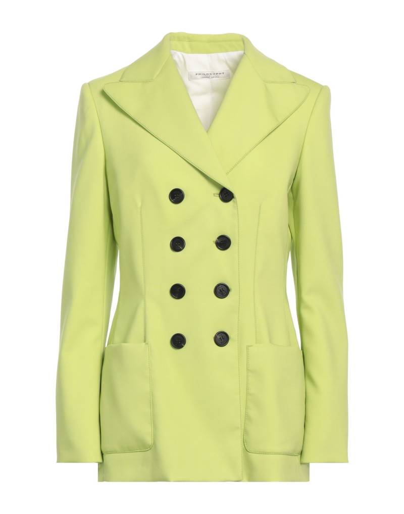 PHILOSOPHY di LORENZO SERAFINI Blazer Damen Limettengrün von PHILOSOPHY di LORENZO SERAFINI