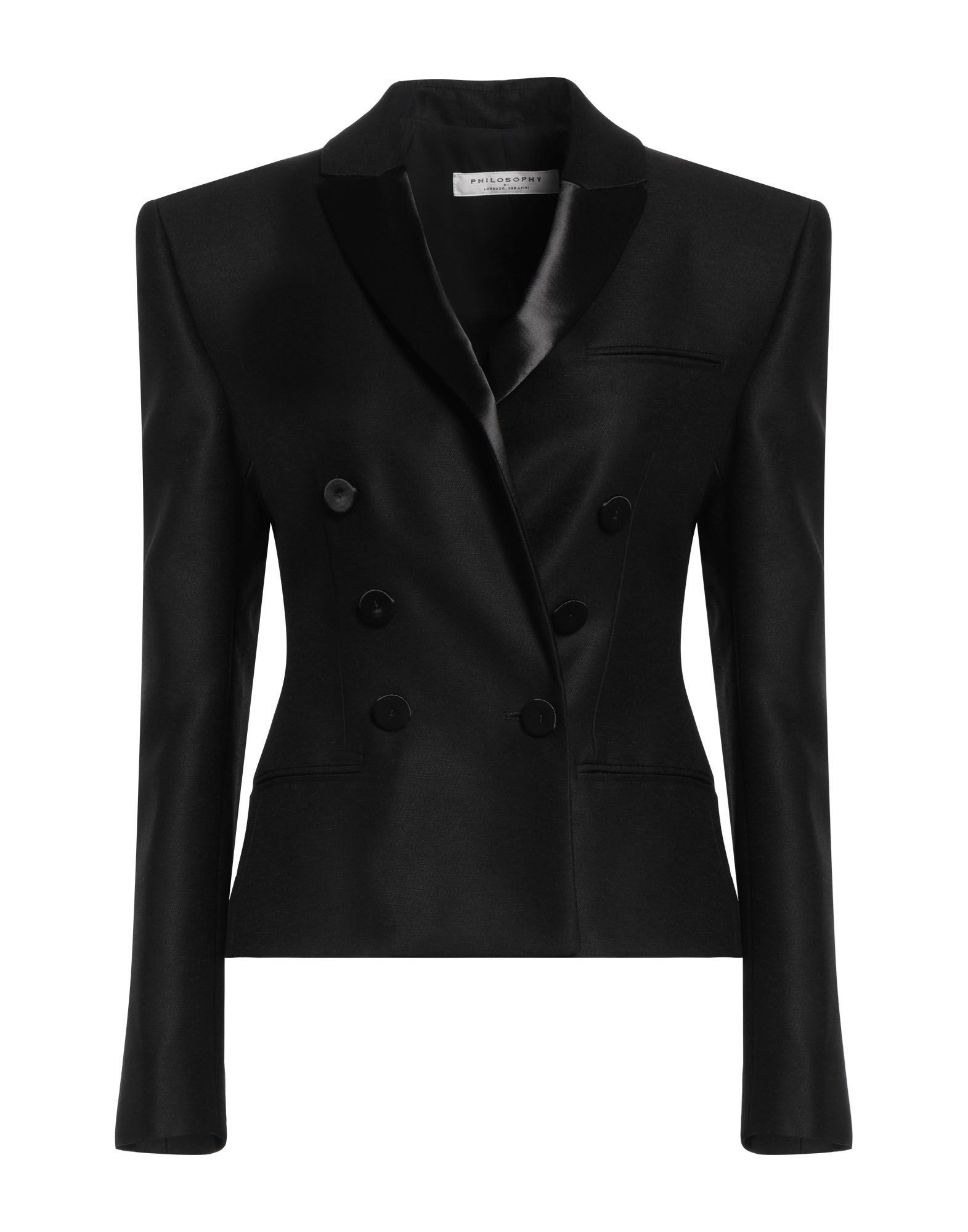 PHILOSOPHY di LORENZO SERAFINI Blazer Damen Schwarz von PHILOSOPHY di LORENZO SERAFINI