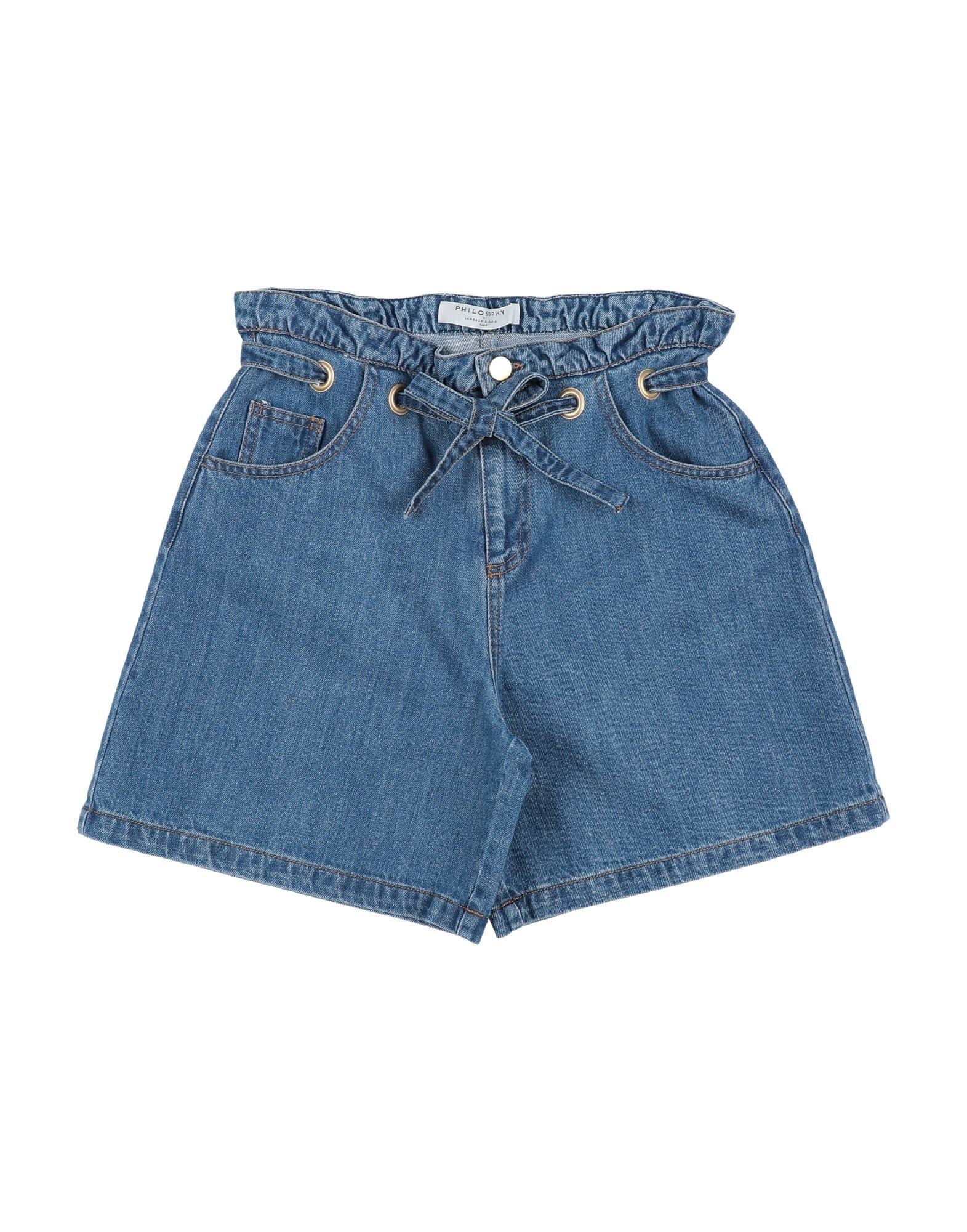 PHILOSOPHY di LORENZO SERAFINI Jeansshorts Kinder Blau von PHILOSOPHY di LORENZO SERAFINI