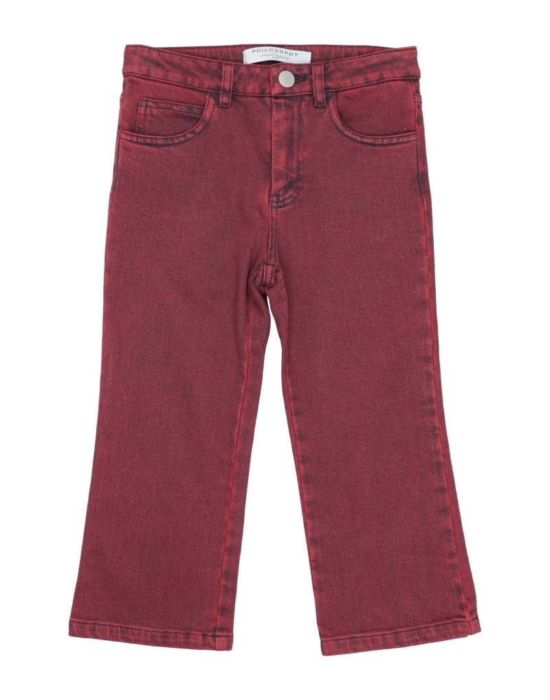 PHILOSOPHY di LORENZO SERAFINI Jeanshose Kinder Ziegelrot von PHILOSOPHY di LORENZO SERAFINI