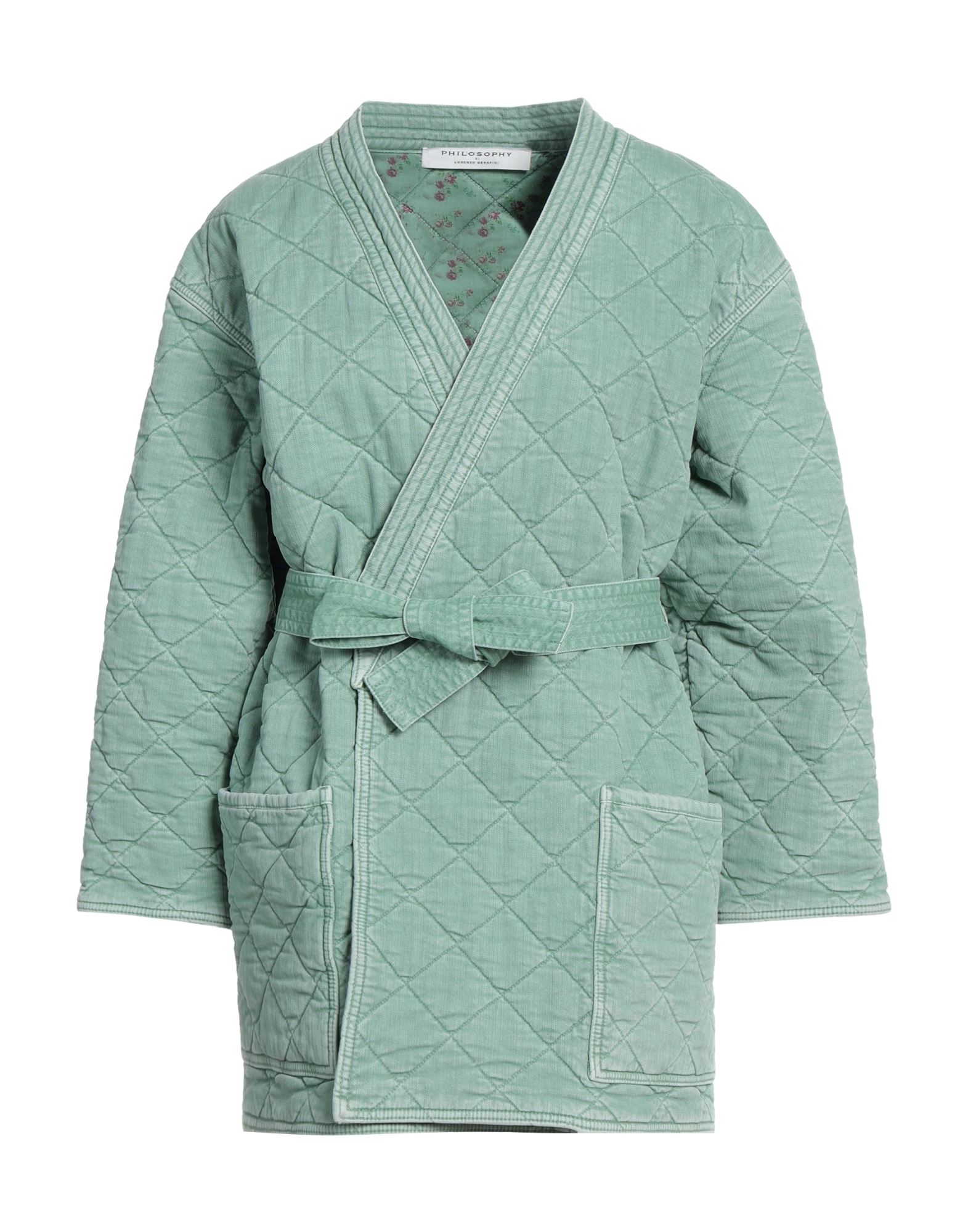 PHILOSOPHY di LORENZO SERAFINI Jeansjacke/-mantel Damen Säuregrün von PHILOSOPHY di LORENZO SERAFINI