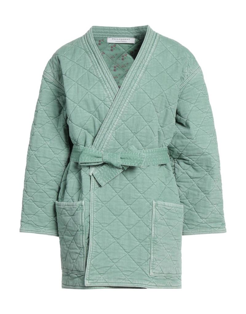 PHILOSOPHY di LORENZO SERAFINI Jeansjacke/-mantel Damen Säuregrün von PHILOSOPHY di LORENZO SERAFINI