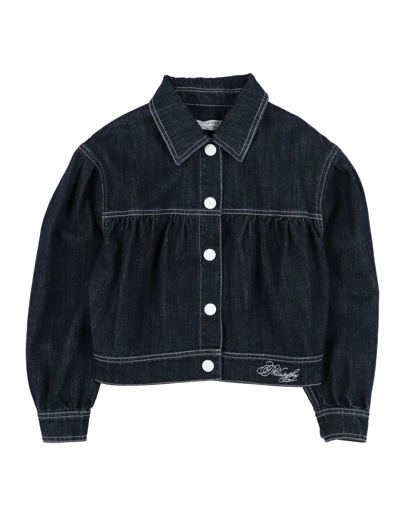 PHILOSOPHY di LORENZO SERAFINI Jeansjacke/-mantel Kinder Blau von PHILOSOPHY di LORENZO SERAFINI