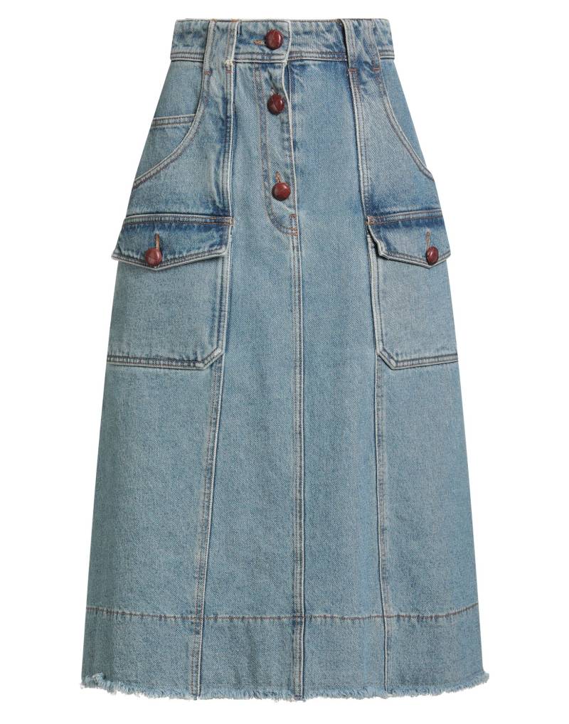 PHILOSOPHY di LORENZO SERAFINI Jeansrock Damen Blau von PHILOSOPHY di LORENZO SERAFINI