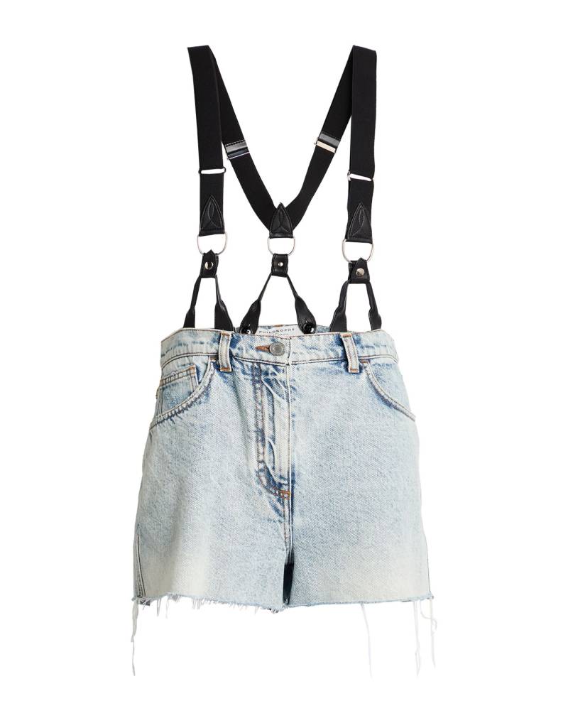 PHILOSOPHY di LORENZO SERAFINI Jeansshorts Damen Blau von PHILOSOPHY di LORENZO SERAFINI