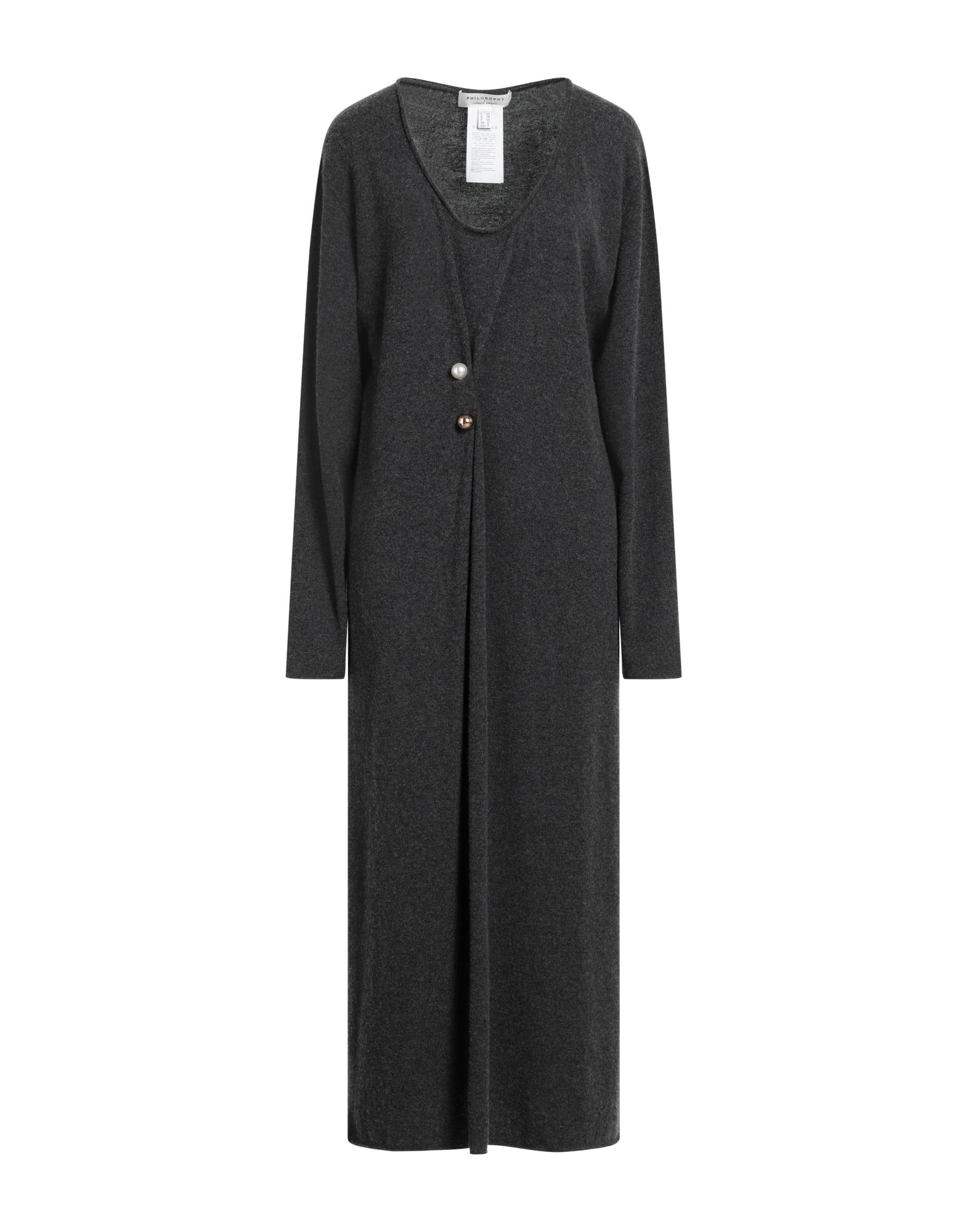 PHILOSOPHY di LORENZO SERAFINI Maxi-kleid Damen Blei von PHILOSOPHY di LORENZO SERAFINI