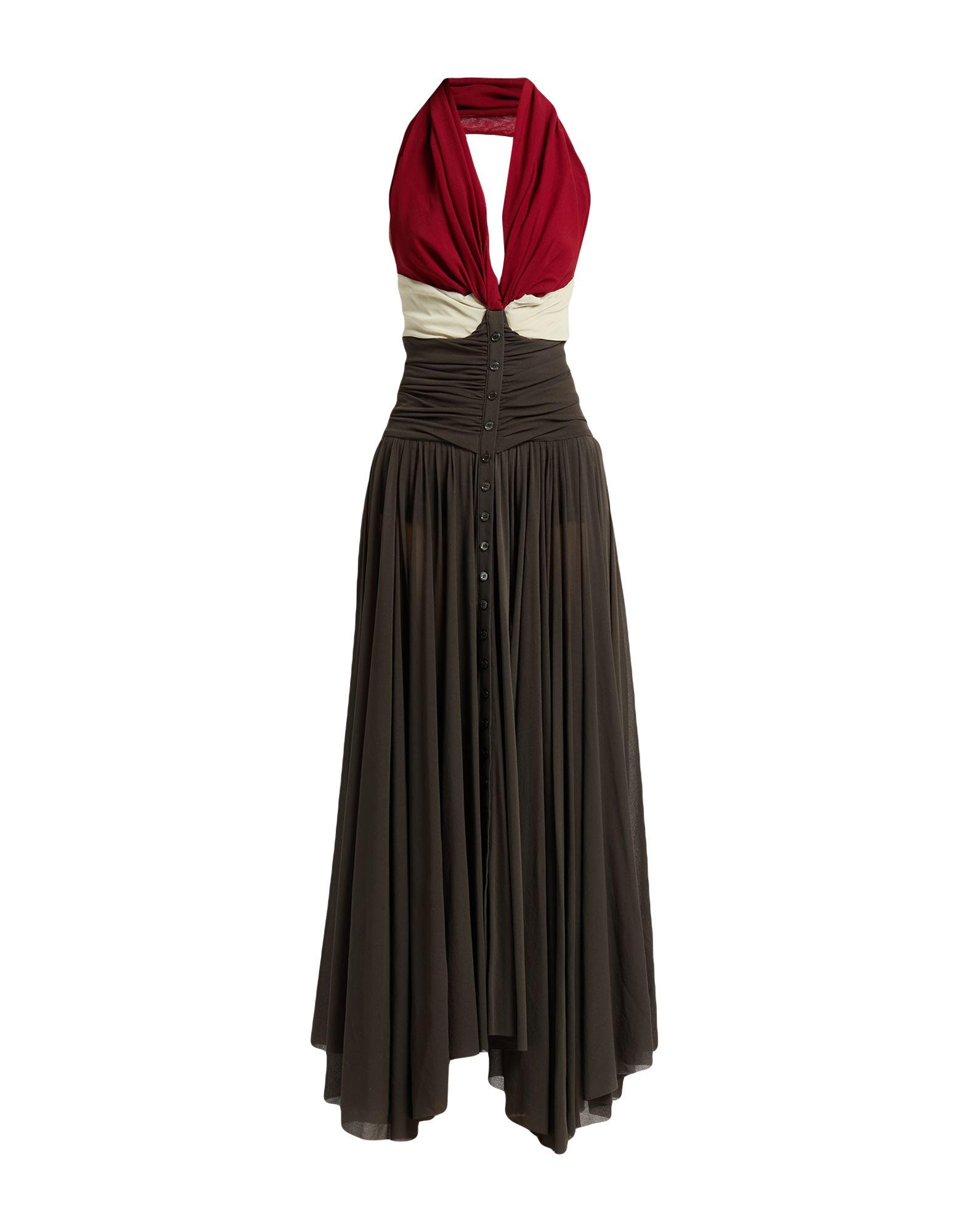 PHILOSOPHY di LORENZO SERAFINI Maxi-kleid Damen Khaki PHILOSOPHY di LORENZO SERAFINI Maxi-kleid Damen Khaki von PHILOSOPHY di LORENZO SERAFINI