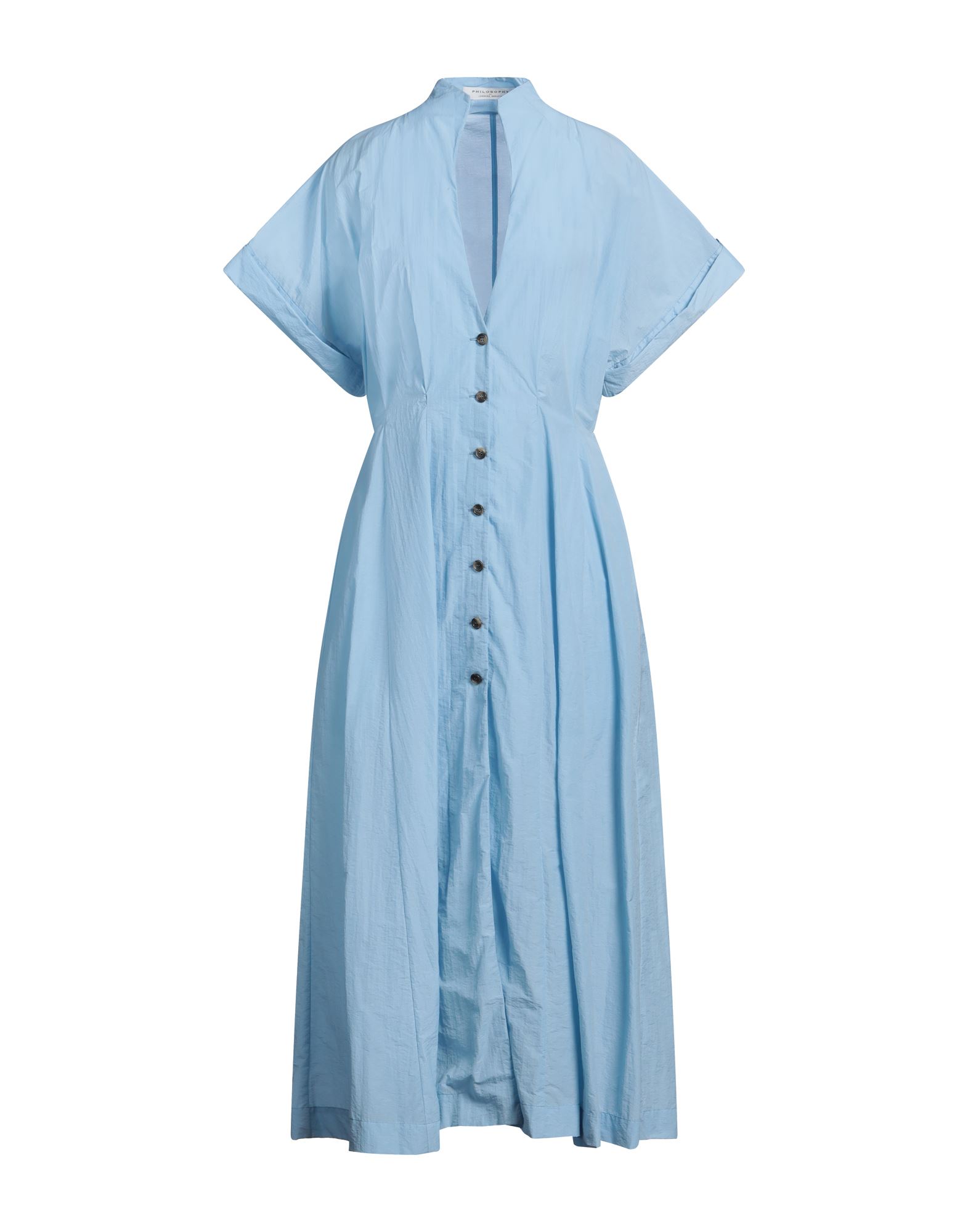 PHILOSOPHY di LORENZO SERAFINI Midi-kleid Damen Azurblau PHILOSOPHY di LORENZO SERAFINI Midi-kleid Damen Azurblau von PHILOSOPHY di LORENZO SERAFINI