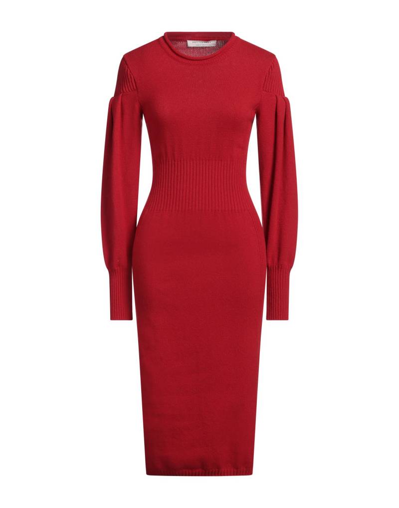 PHILOSOPHY di LORENZO SERAFINI Midi-kleid Damen Rot von PHILOSOPHY di LORENZO SERAFINI