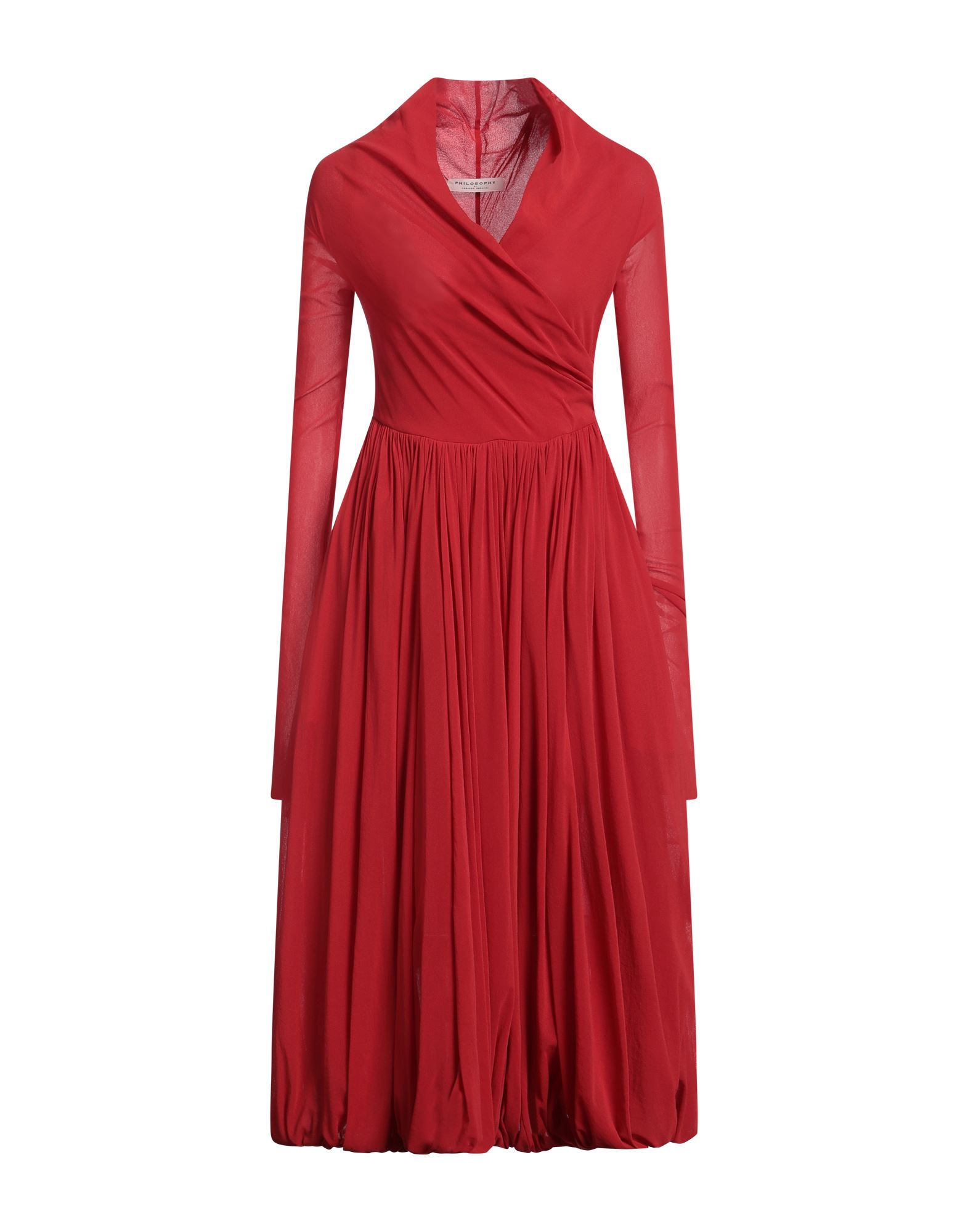 PHILOSOPHY di LORENZO SERAFINI Midi-kleid Damen Rot PHILOSOPHY di LORENZO SERAFINI Midi-kleid Damen Rot von PHILOSOPHY di LORENZO SERAFINI
