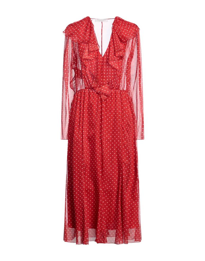 PHILOSOPHY di LORENZO SERAFINI Midi-kleid Damen Rot von PHILOSOPHY di LORENZO SERAFINI