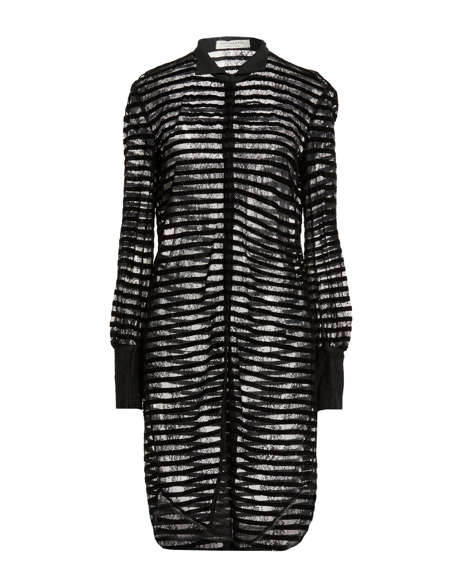 PHILOSOPHY di LORENZO SERAFINI Midi-kleid Damen Schwarz von PHILOSOPHY di LORENZO SERAFINI