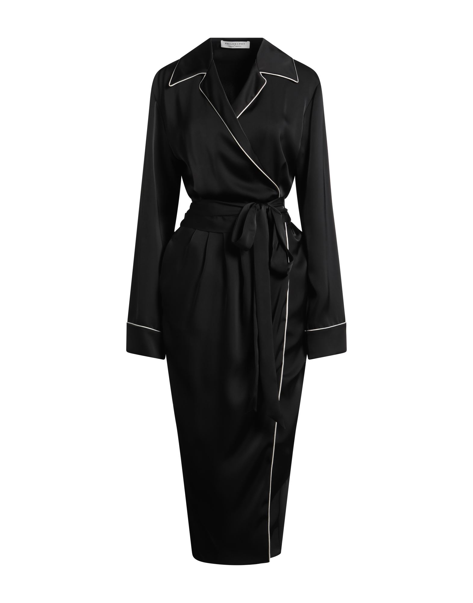 PHILOSOPHY di LORENZO SERAFINI Midi-kleid Damen Schwarz von PHILOSOPHY di LORENZO SERAFINI