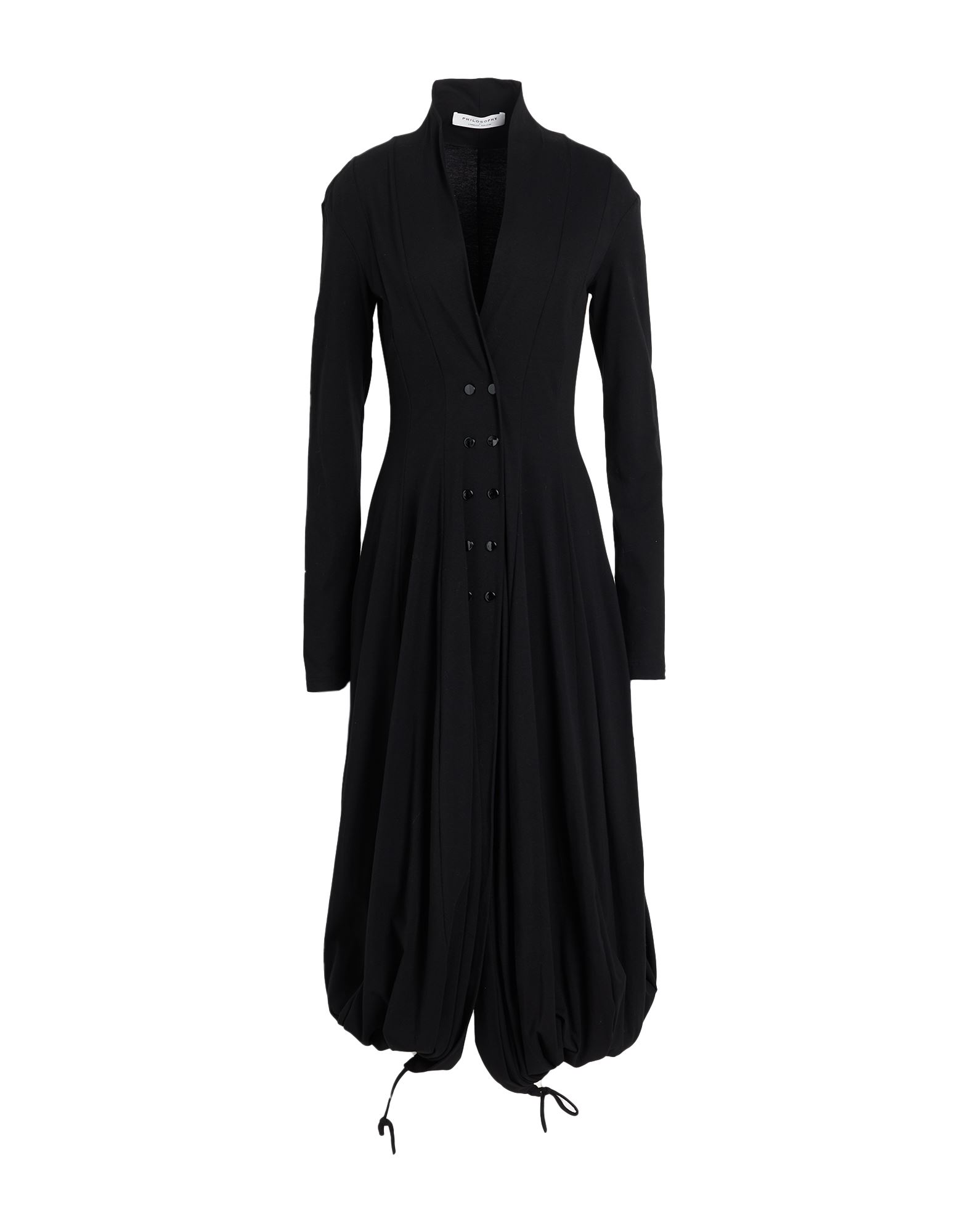 PHILOSOPHY di LORENZO SERAFINI Midi-kleid Damen Schwarz von PHILOSOPHY di LORENZO SERAFINI