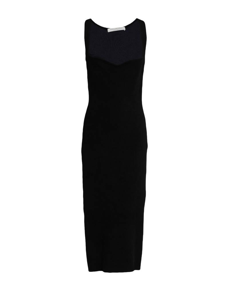 PHILOSOPHY di LORENZO SERAFINI Midi-kleid Damen Schwarz von PHILOSOPHY di LORENZO SERAFINI