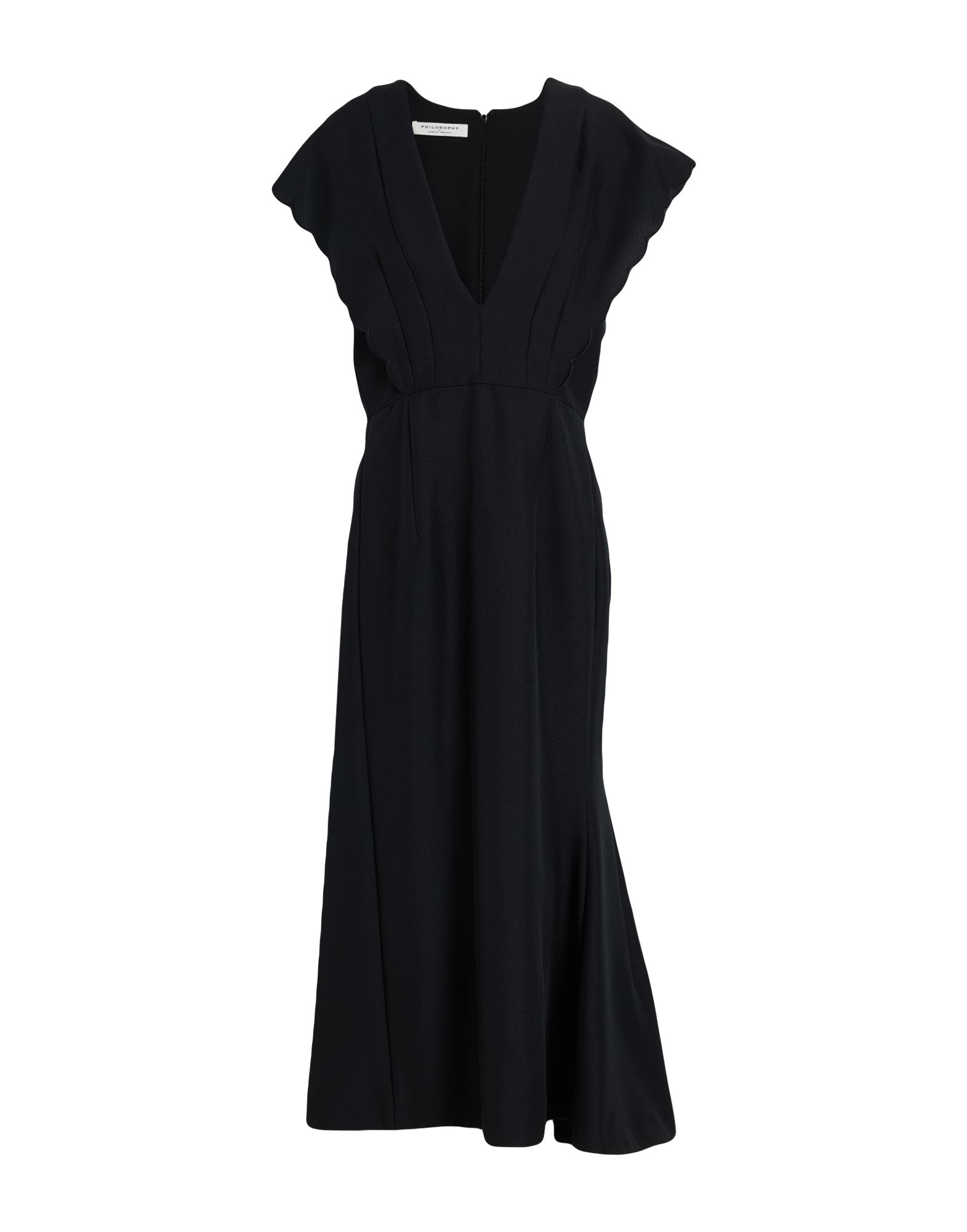 PHILOSOPHY di LORENZO SERAFINI Midi-kleid Damen Schwarz von PHILOSOPHY di LORENZO SERAFINI