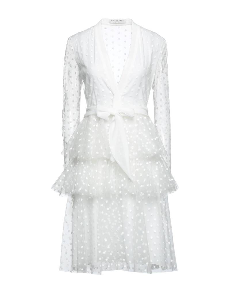 PHILOSOPHY di LORENZO SERAFINI Midi-kleid Damen Weiß von PHILOSOPHY di LORENZO SERAFINI