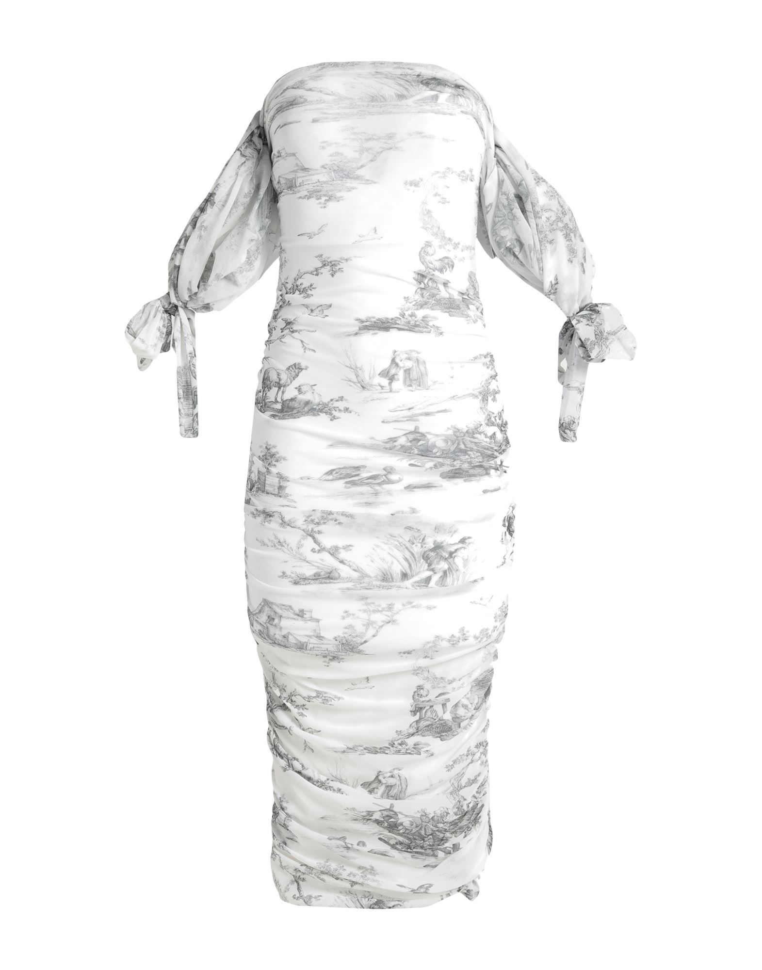 PHILOSOPHY di LORENZO SERAFINI Midi-kleid Damen Weiß PHILOSOPHY di LORENZO SERAFINI Midi-kleid Damen Weiß von PHILOSOPHY di LORENZO SERAFINI