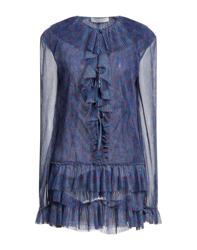 PHILOSOPHY di LORENZO SERAFINI Mini-kleid Damen Blau von PHILOSOPHY di LORENZO SERAFINI