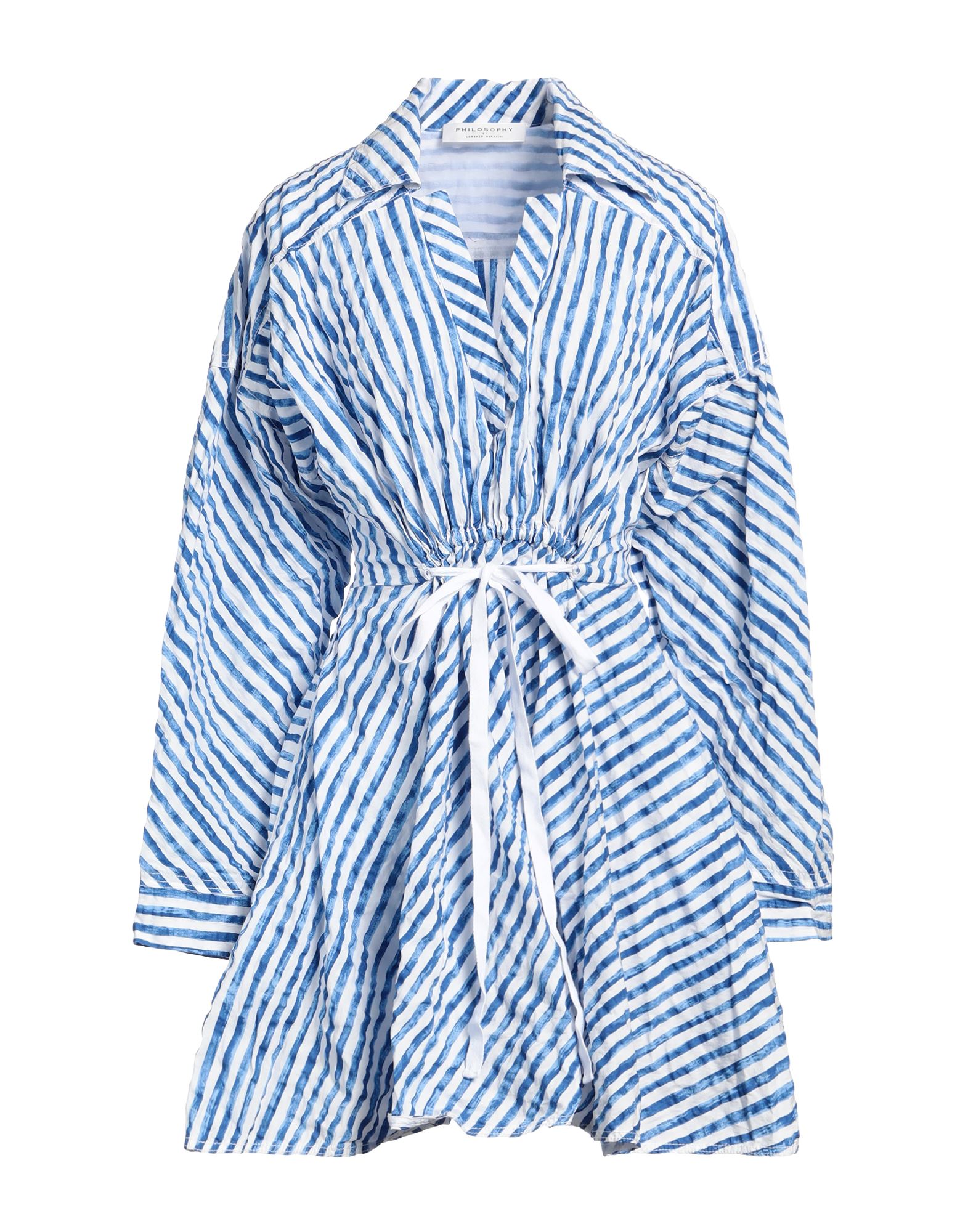 PHILOSOPHY di LORENZO SERAFINI Mini-kleid Damen Blau von PHILOSOPHY di LORENZO SERAFINI